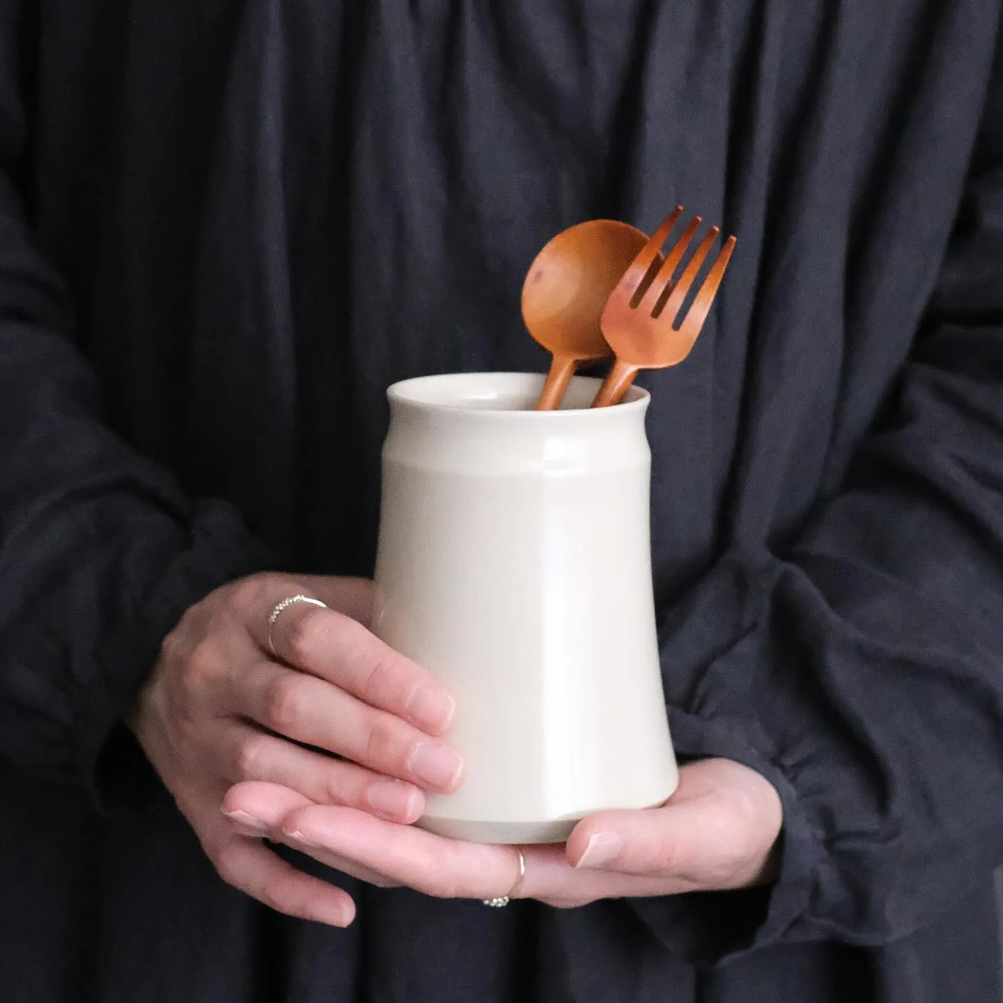 キリ窯さん カトラリーポット